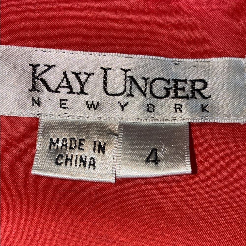 KAY UNGER Colorful Ruched Silk Floral Sheath Dress - Sleeveless, Asian flavor. 4 - Picture 9 of 15
